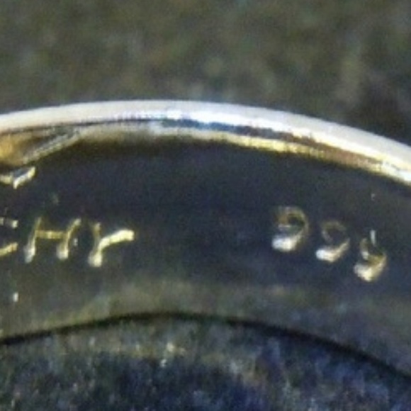 NWOT 999 Pure Silver Hand-Forged Ring Size 8 - Picture 2 of 5